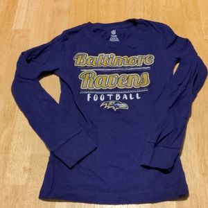 Girls Long Sleeve Ravens Shirt